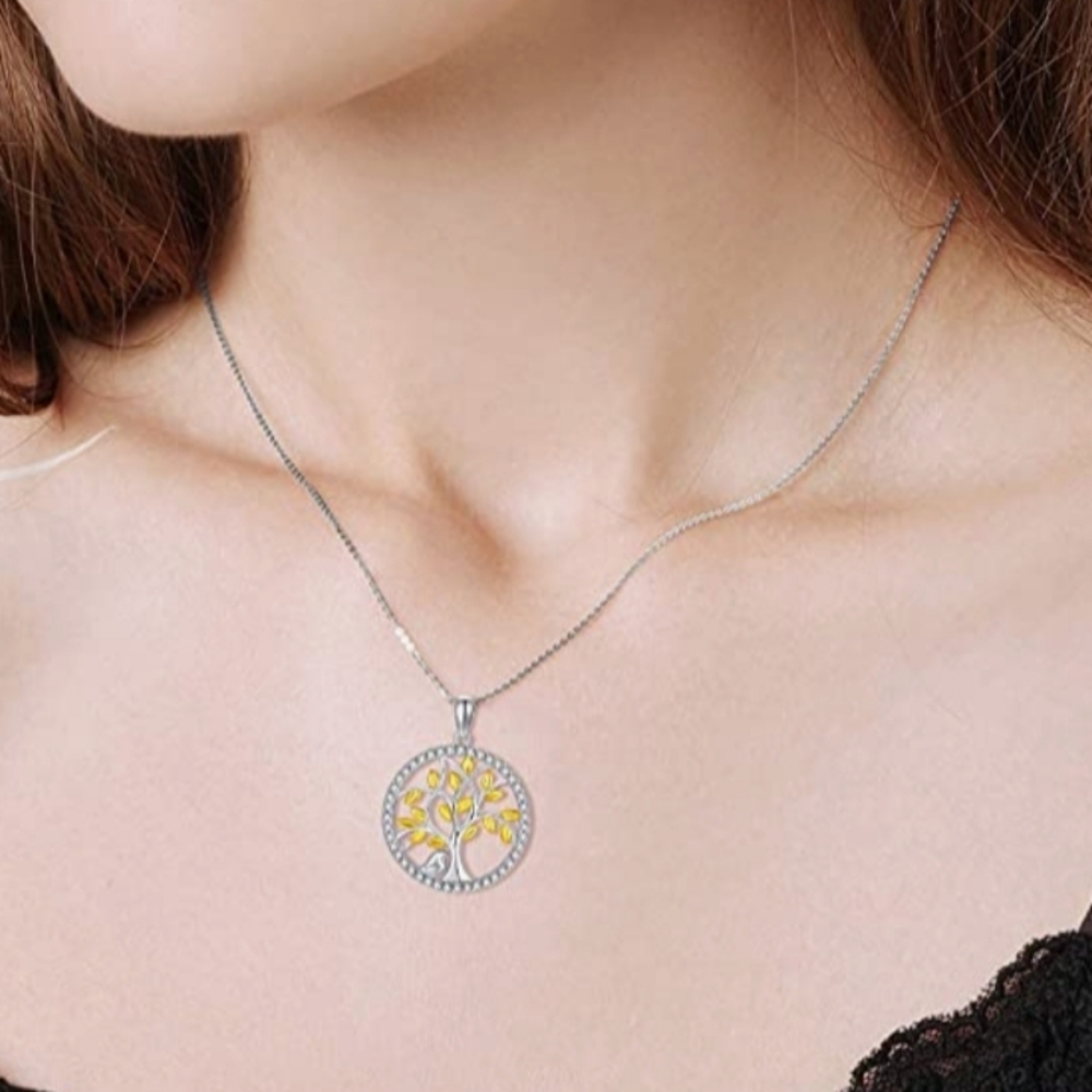 NEW Tree of Life with Cutie Bird Necklace - Picture 5 of 7